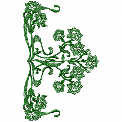 Flowers And Tree Embroidery Design 6 Flowers And Tree Embroidery Design 6